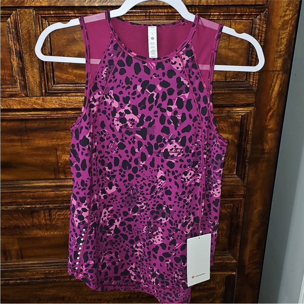 Lululemon Sculpt Tank Sz 2 Women’s CTMP/MGPR Hip Length Nwts